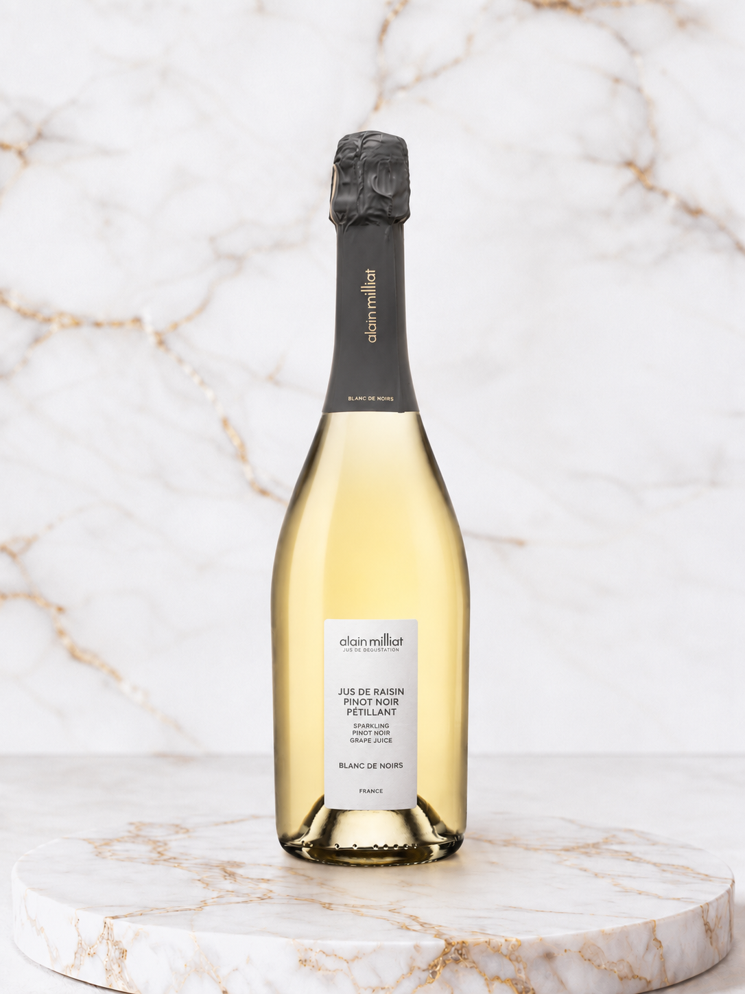 Alain Milliat sparkling Pinot Noir grape juice, Blanc de Noirs, 75 cl bottle
