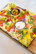 Salmon and shrimp platter, prepared by C-Gastronomie in Abu Dhabi