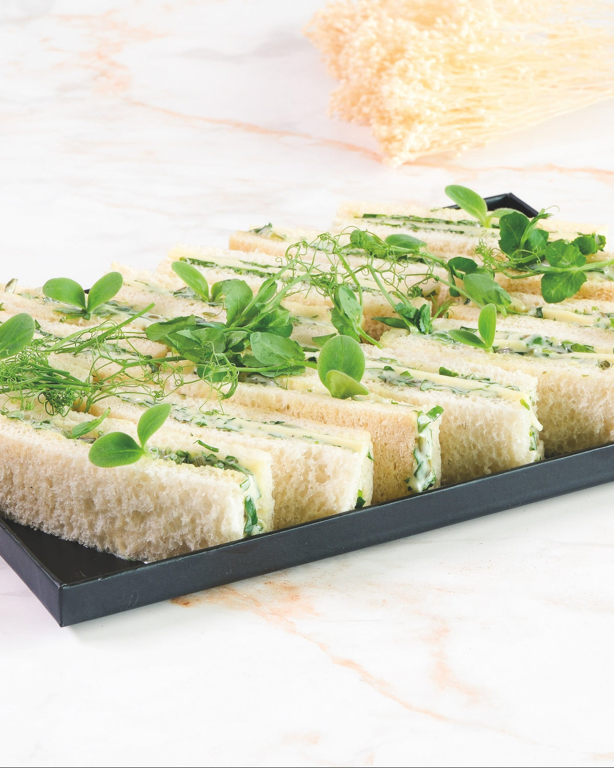 Club sandwich platter, prepared by C-Gastronomie in Abu Dhabi