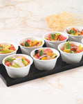 Creamy burrata cups, prepared by C-Gastronomie in Abu Dhabi