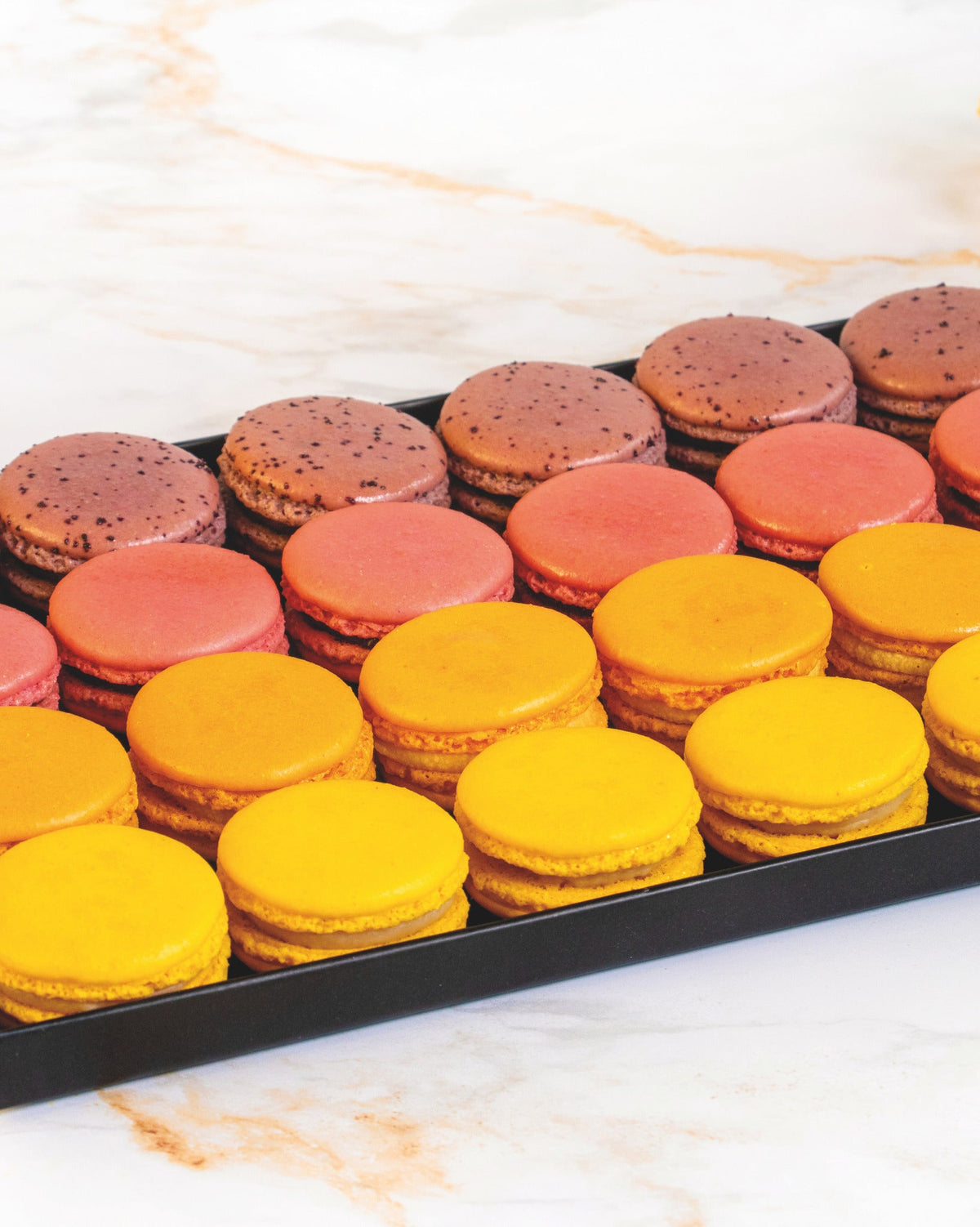 Fruity macaron platter, prepared by C-Gastronomie in Abu Dhabi