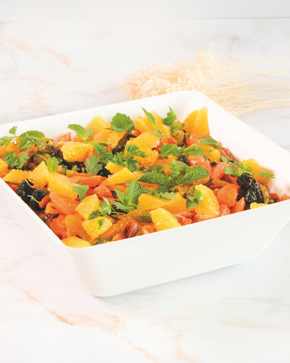 Moroccan salad, prepared by C-Gastronomie in Abu Dhabi
