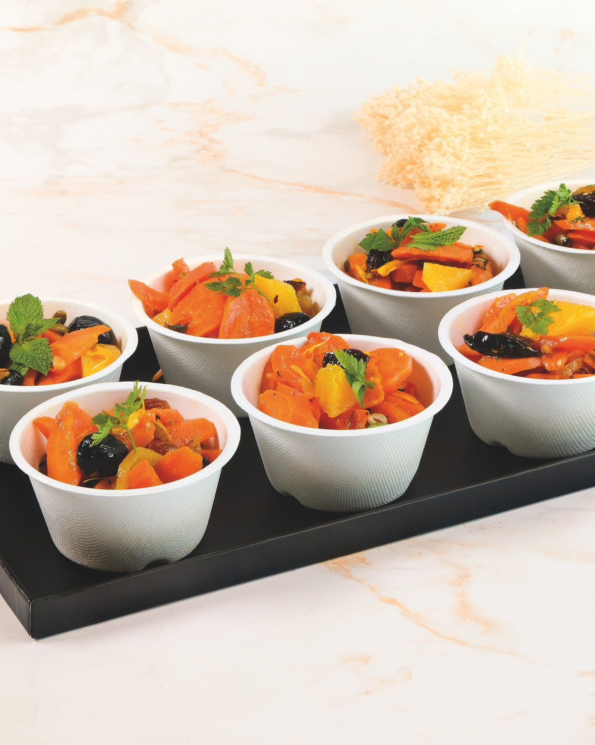 Moroccan salad cups, prepared by C-Gastronomie in Abu Dhabi