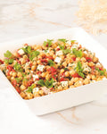 Oriental chickpea salad, prepared by C-Gastronomie in Abu Dhabi