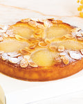 Pear and almond Bourdaloue tart, prepared by C-Gastronomie in Abu Dhabi