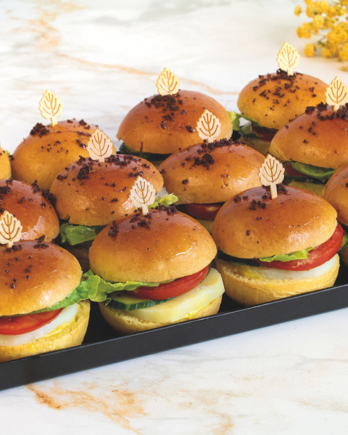 Vegetarian Buns Tray – 12 pieces